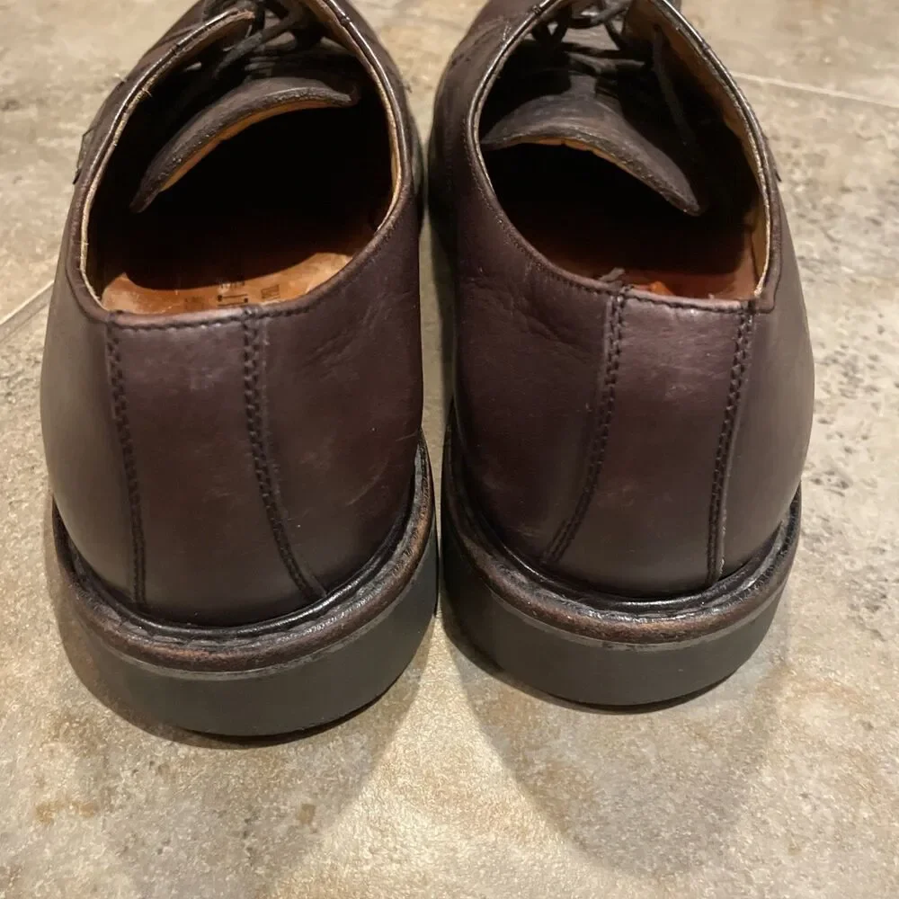 Mephisto Melchior Brown Leather Cap Toe Oxford Dress Shoes Goodyear Welt Mens 10
